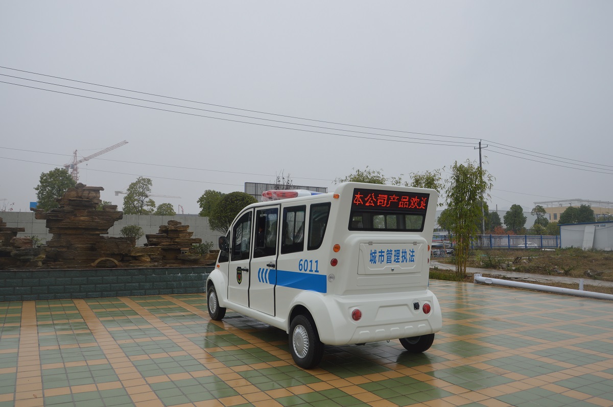 6座封闭式电动巡逻车(钣金)_巡逻车_陕西鑫威新能源